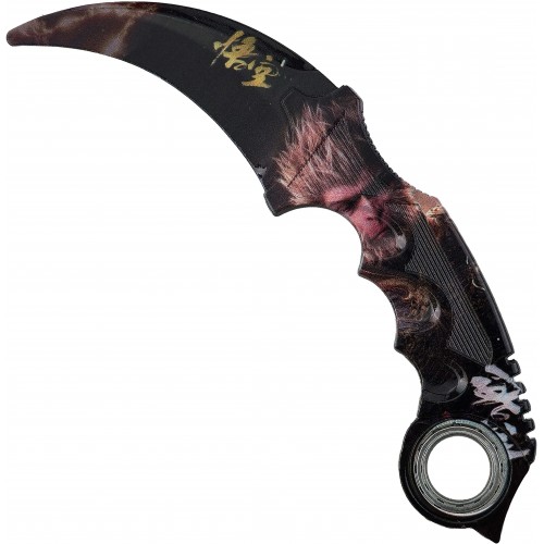 AF Tréninkový karambit "GAMES AND ANIME" s ložiskem Barva: Black Myth Wukong