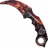 AF Tréninkový karambit "GAMES AND ANIME" s ložiskem Barva: Genshin Impact Diluc