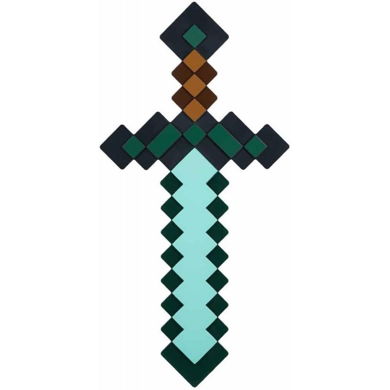 Lampa Minecraft - Diamantový meč