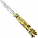 AF Tréninkový motýlek "FANTASY BALISONG" - 8 druhů! Barva: Gold Demon