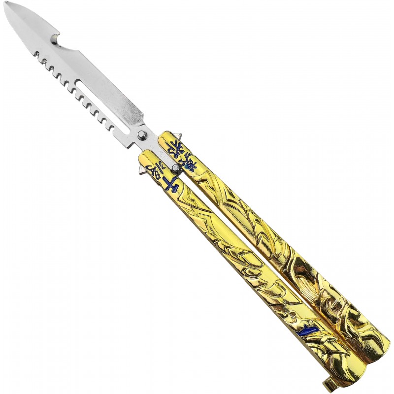 AF Tréninkový motýlek "FANTASY BALISONG" - 8 druhů! Barva: Gold Demon