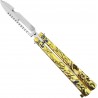 AF Tréninkový motýlek "FANTASY BALISONG" - 8 druhů! Barva: Gold Demon