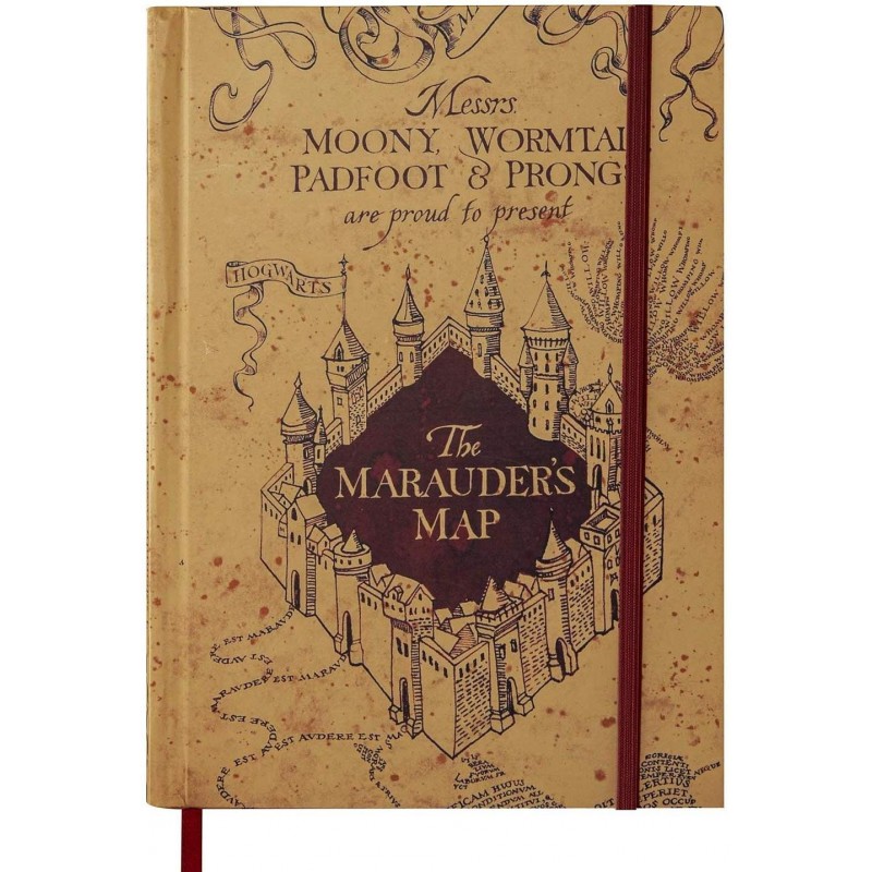 Zápisník Harry Potter - Pobertův plánek s mapou