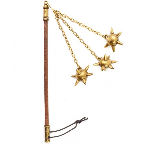 Chladné Zbraně Miniaturní řemdih "GOLDEN MACE" trojitý