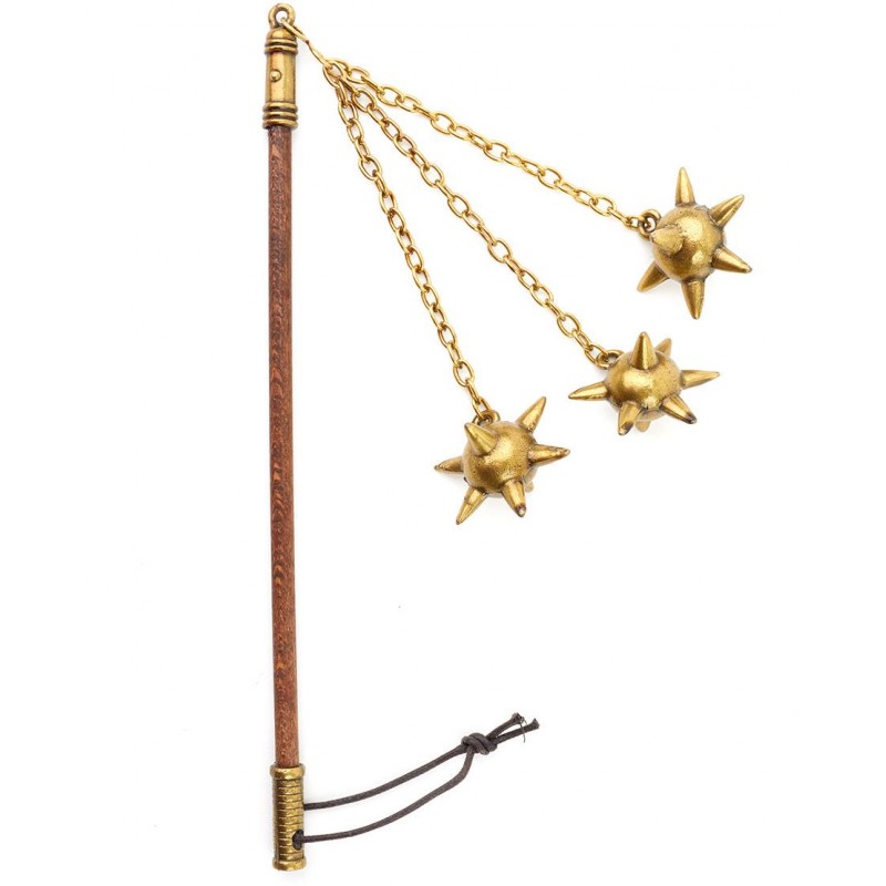 Chladné Zbraně Miniaturní řemdih "GOLDEN MACE" trojitý