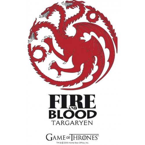 Půllitr Game of Thrones - Targaryen