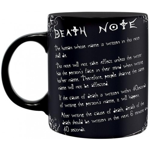 Hrnek Death Note - Pravidla zápisníku