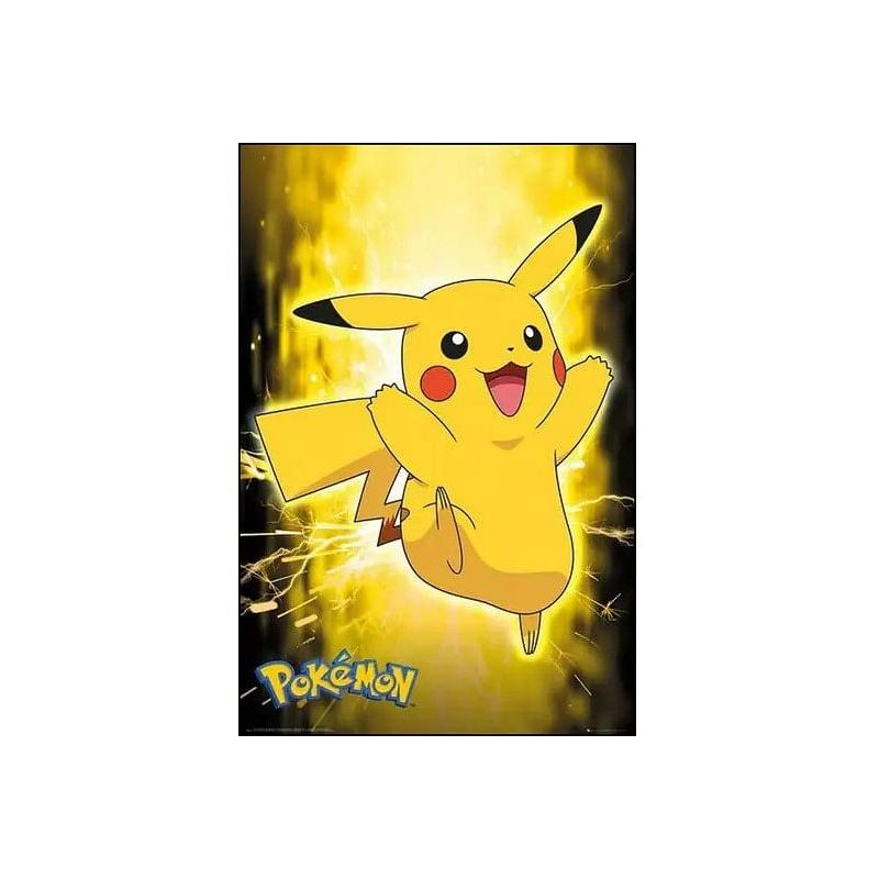 Plakát Pokémon - Pikachu Neon