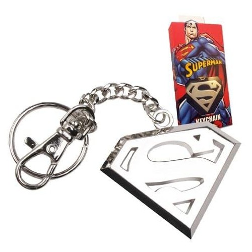 Klíčenka Superman Logo - nerez