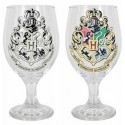 Sklenice Harry Potter - měnící se znak Bradavic