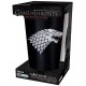 Sklenice Game of Thrones - Stark Logo, černá