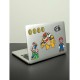 Sada vinylových samolepek Super Mario - Mushroom Kingdom (39 ks)
