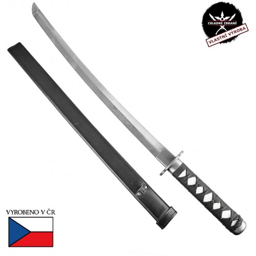 CZ Kované tréninkové wakizashi "TRAINING OF RONIN" na kontaktní šerm! S pochvou!