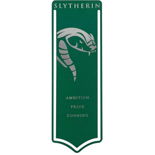 Kovová záložka Harry Potter - Kolej Zmijozel