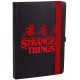 Zápisník Stranger Things (desky z umělé kůže)