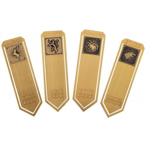 Kovové záložky Hra o trůny - Houses of Westeros