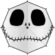 Deštník Ukradené Vánoce - Jack Skellington
