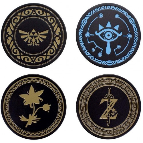 Kovové podtácky The Legend of Zelda (4 ks)