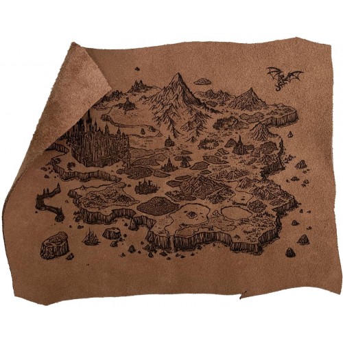 Gravírovaná mapa - štípenka, na míru