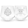 Sada sklenic One Piece - Luffy & Ace, 2 ks