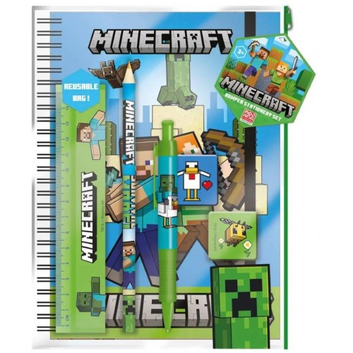 Školní potřeby Minecraft (6 ks)