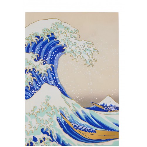 Zápisník Velká vlna u pobřeží Kanagawy