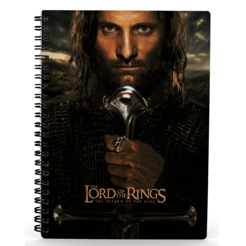 Zápisník Pán prstenů - Aragorn 3D