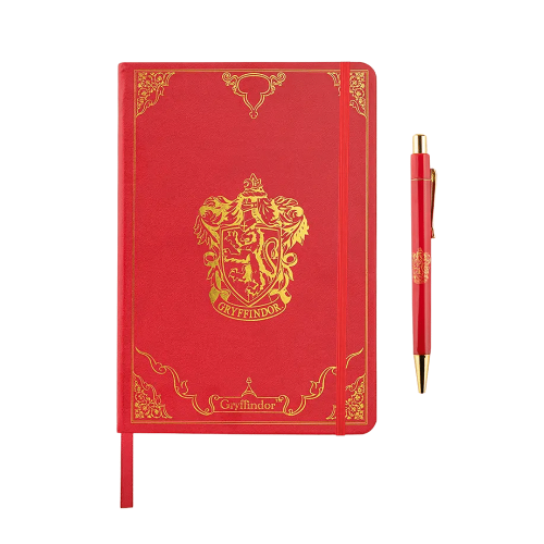 Zápisník s propiskou Harry Potter - Nebelvír