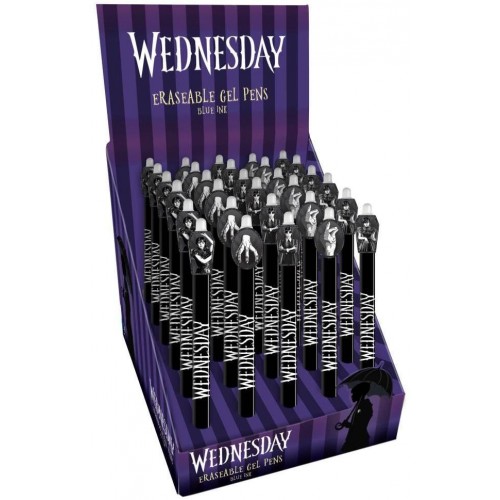 Gumovací gelové pero Wednesday
