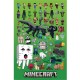 Plakát Minecraft - Character Montage
