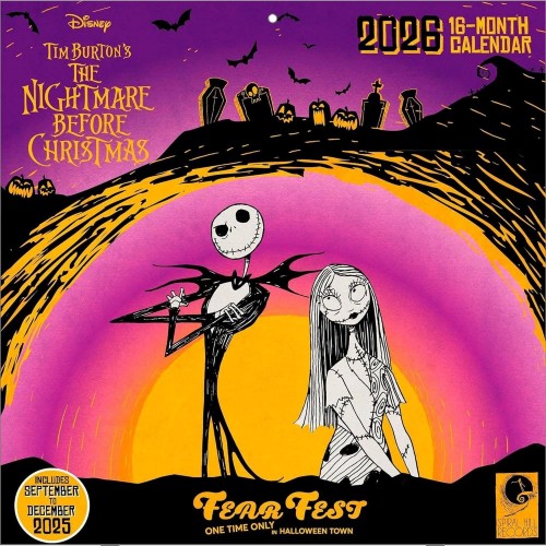 Nástěnný kalendář Ukradené Vánoce - Fear Fest 2026 (16 měsíců)