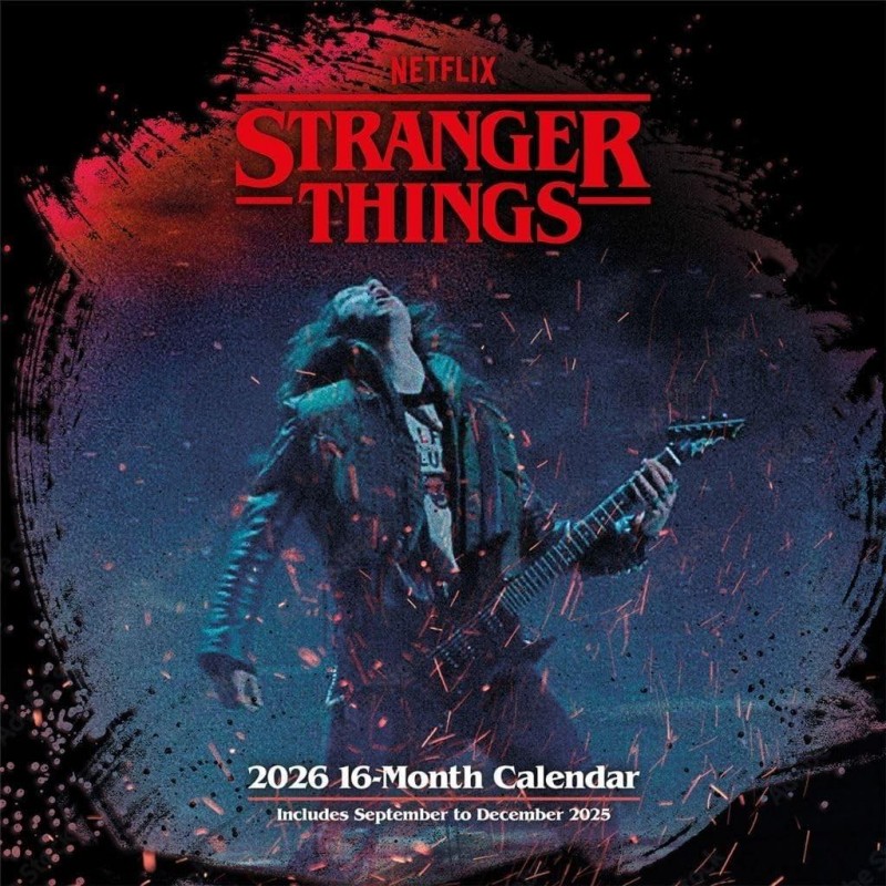 Nástěnný kalendář Stranger Things 2026 (16 měsíců)