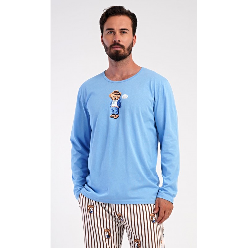 Pánské pyžamo dlouhé Bear