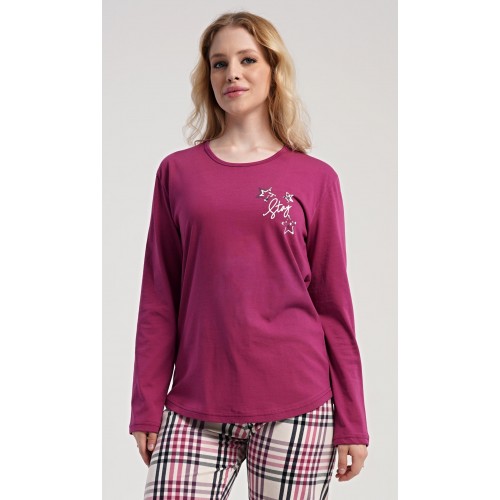 Dámské pyžamo dlouhé Andrea