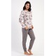 Dámské pyžamo dlouhé Kamarádi z lesa
