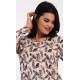Dámské domácí šaty s dlouhým rukávem Isabela