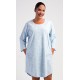 Dámské domácí šaty s tříčtvrtečním rukávem Lauren