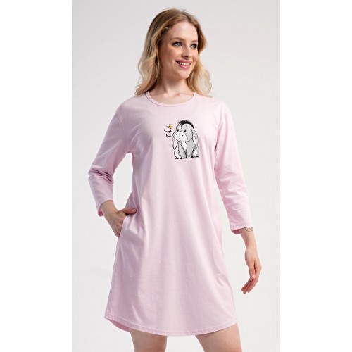 Dámské domácí šaty s tříčtvrtečním rukávem Oslík