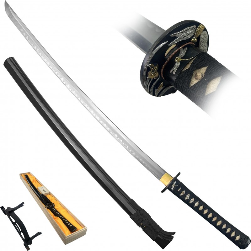 AF Japonská královská katana "AKITSUZAKI" s bohatým příslušenstvím