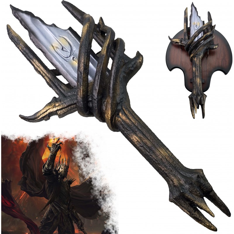AF Masivní ocelová část meče "THE HILT OF SAURON" - Pán Prstenů/Rings of Power