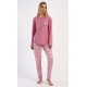 Dámské pyžamo dlouhé Kotě se šálou