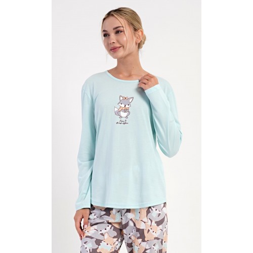 Dámské pyžamo dlouhé Jezevec