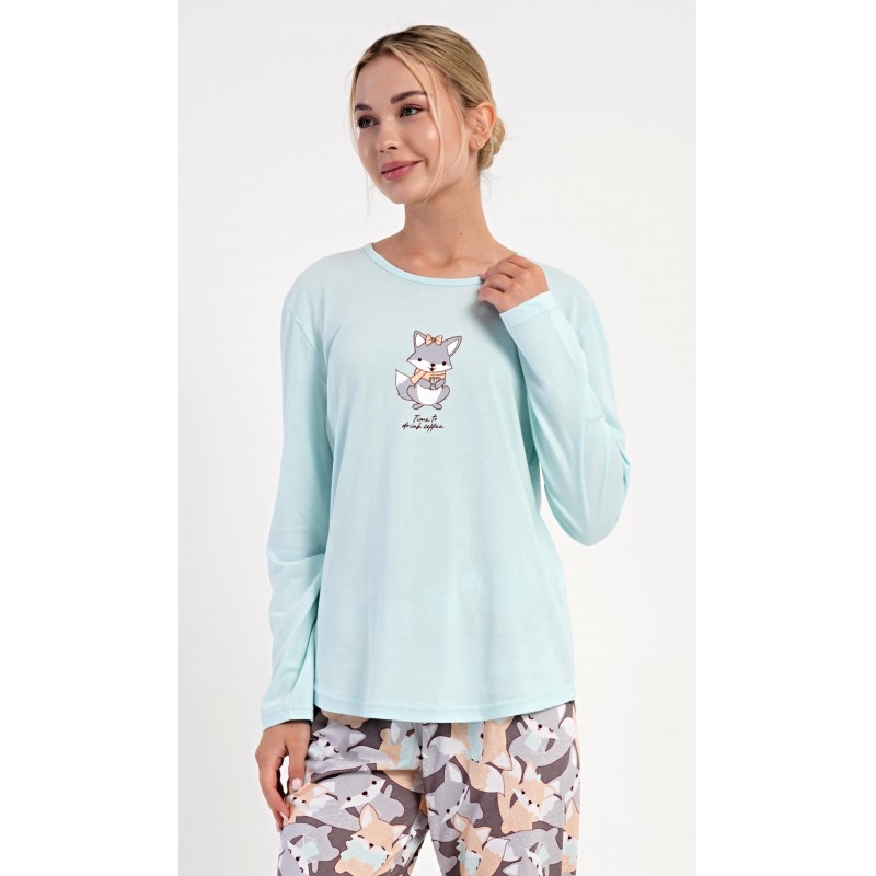 Dámské pyžamo dlouhé Jezevec
