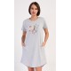 Dámské domácí šaty s krátkým rukávem Amelia