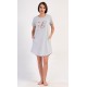 Dámské domácí šaty s krátkým rukávem Amelia