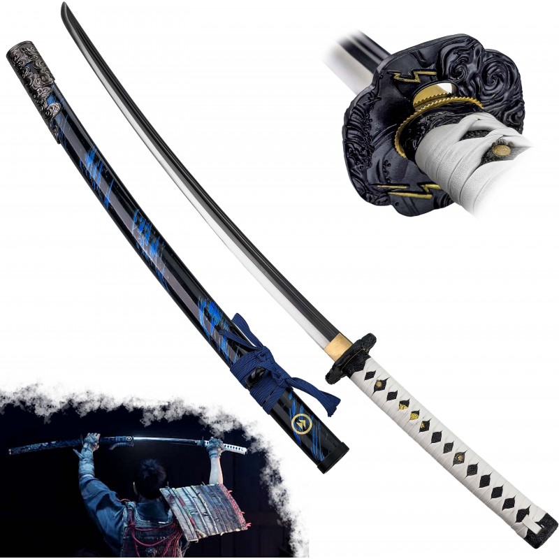 Jolly Ocelová katana "JIN'S HONOR" - Ghost of Tsushima