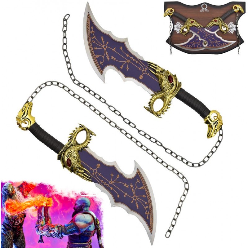 Jolly Ocelové čepele chaosu "SURTUR'S GIFT" s plaketou - God of War