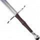 AF Luxusní ostrý středověký meč "IRON PALADIN" s dřevěnou pochvou - HQ!