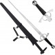 AF Ostrý středověký meč "ARMING SWORD" s pochvou na opasek - HQ!