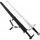 AF Ostrý středověký meč "ARMING SWORD" s pochvou na opasek - HQ!